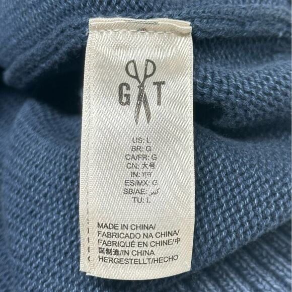 GUC | Goodthreads | Button Front Cardigan | Grayish Blue | Men's Large - Picture 13 of 16